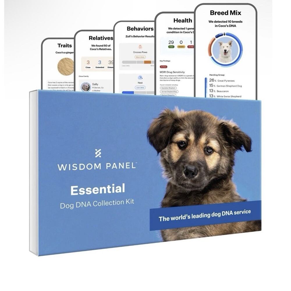 Wisdom Panel Essential Dog DNA Collection Kit 51001 New Sealed